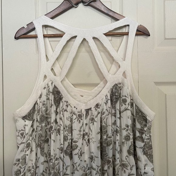 Soft Surroundings floral maxi dress XL - Picture 3 of 8